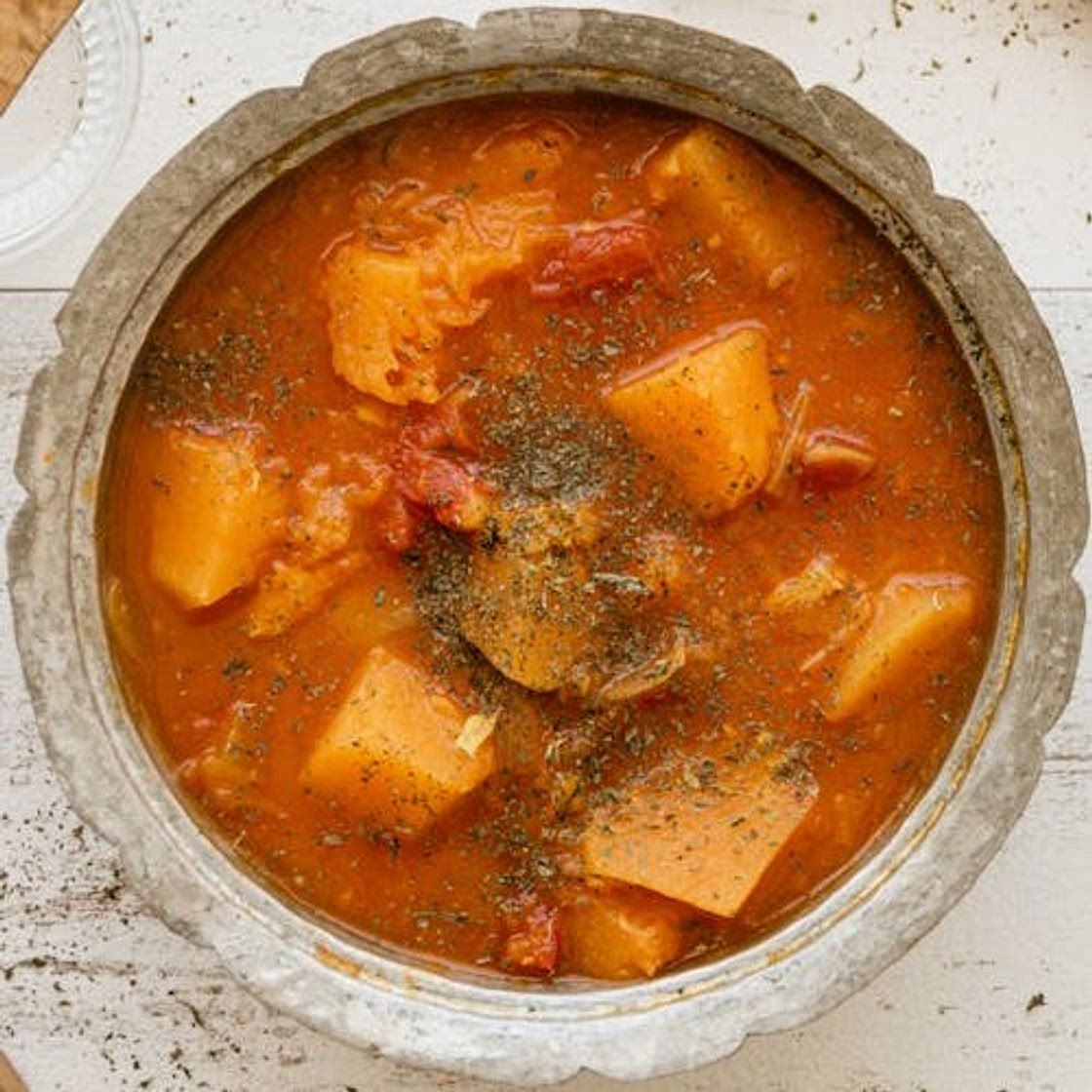 Low residue, slow cooker vegetable stew