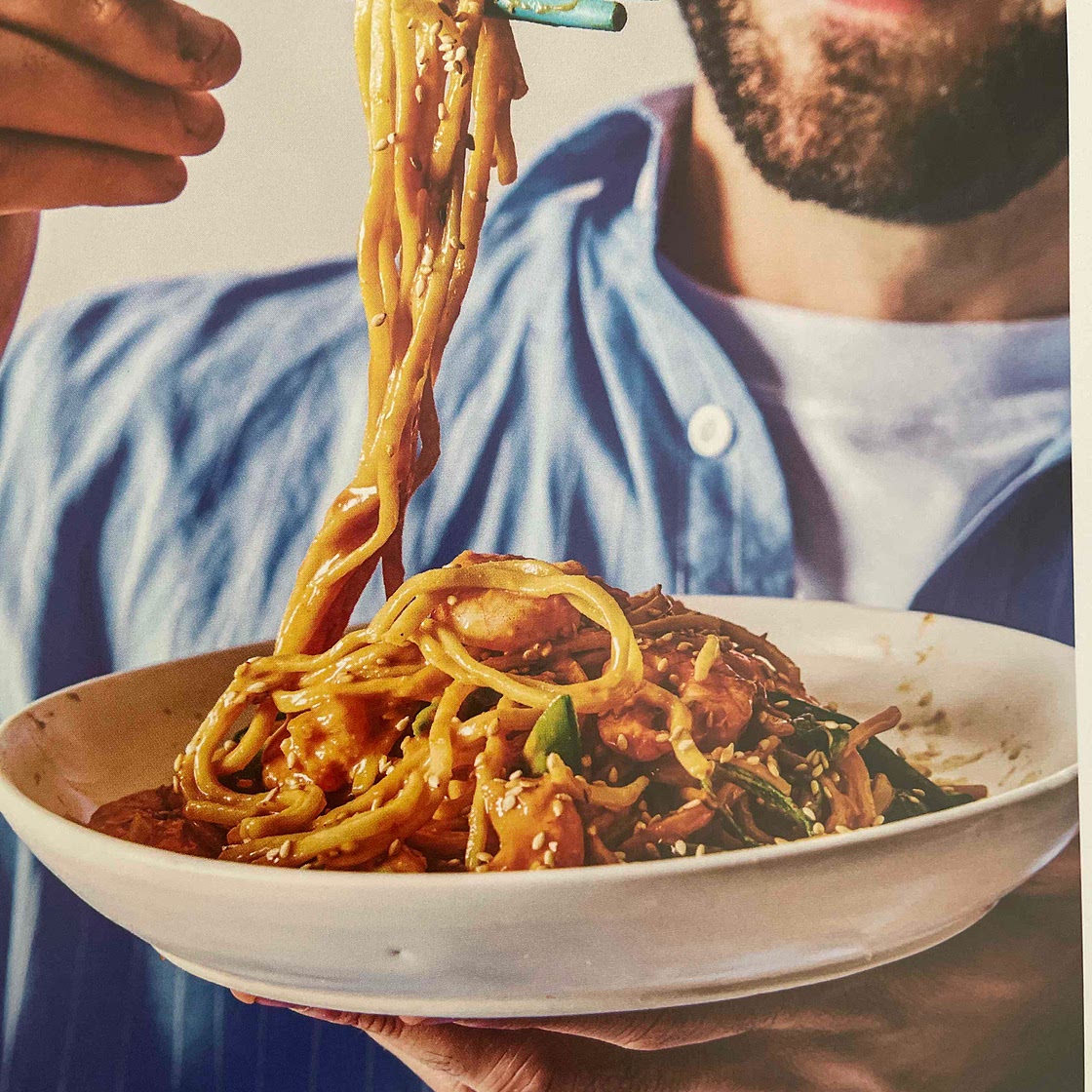 Creamy peanut noodles 