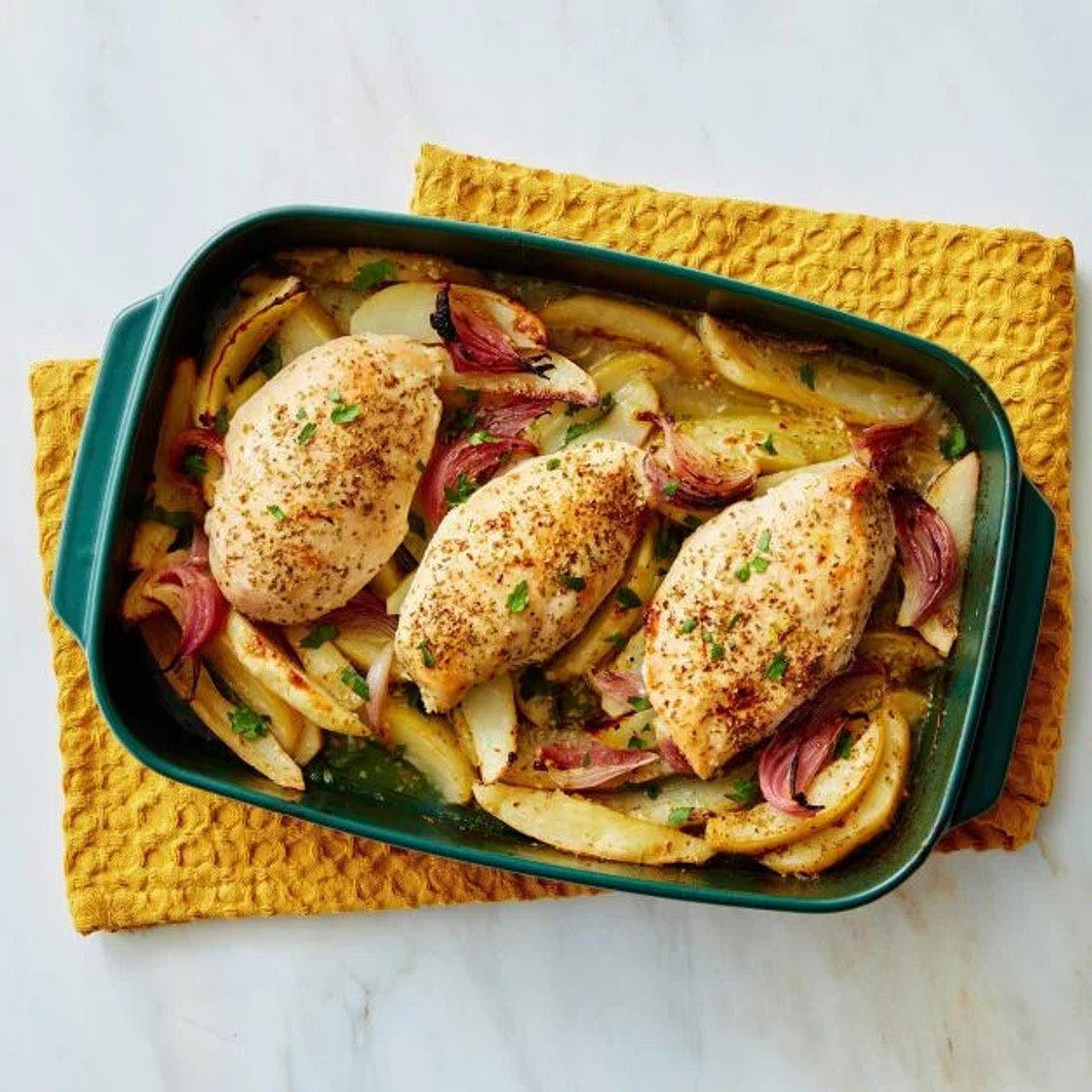 Greek Chicken Breasts and Potatoes