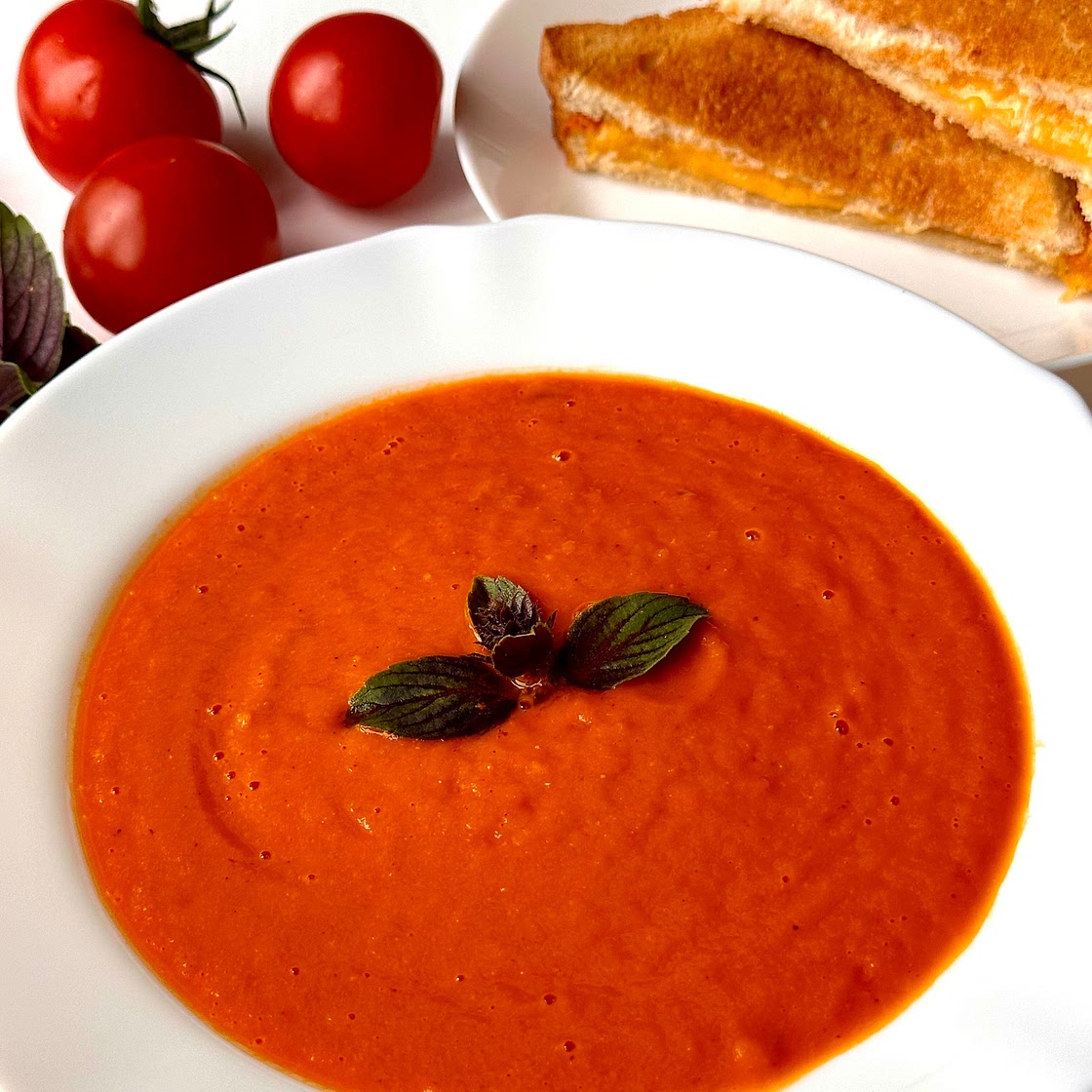 Creamy Roast Tomato and Pepper soup