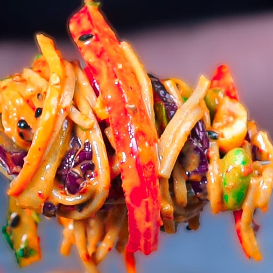 Peanut Soba Noodle Salad