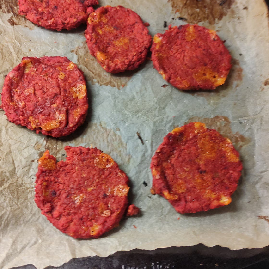 Beetroot burgers