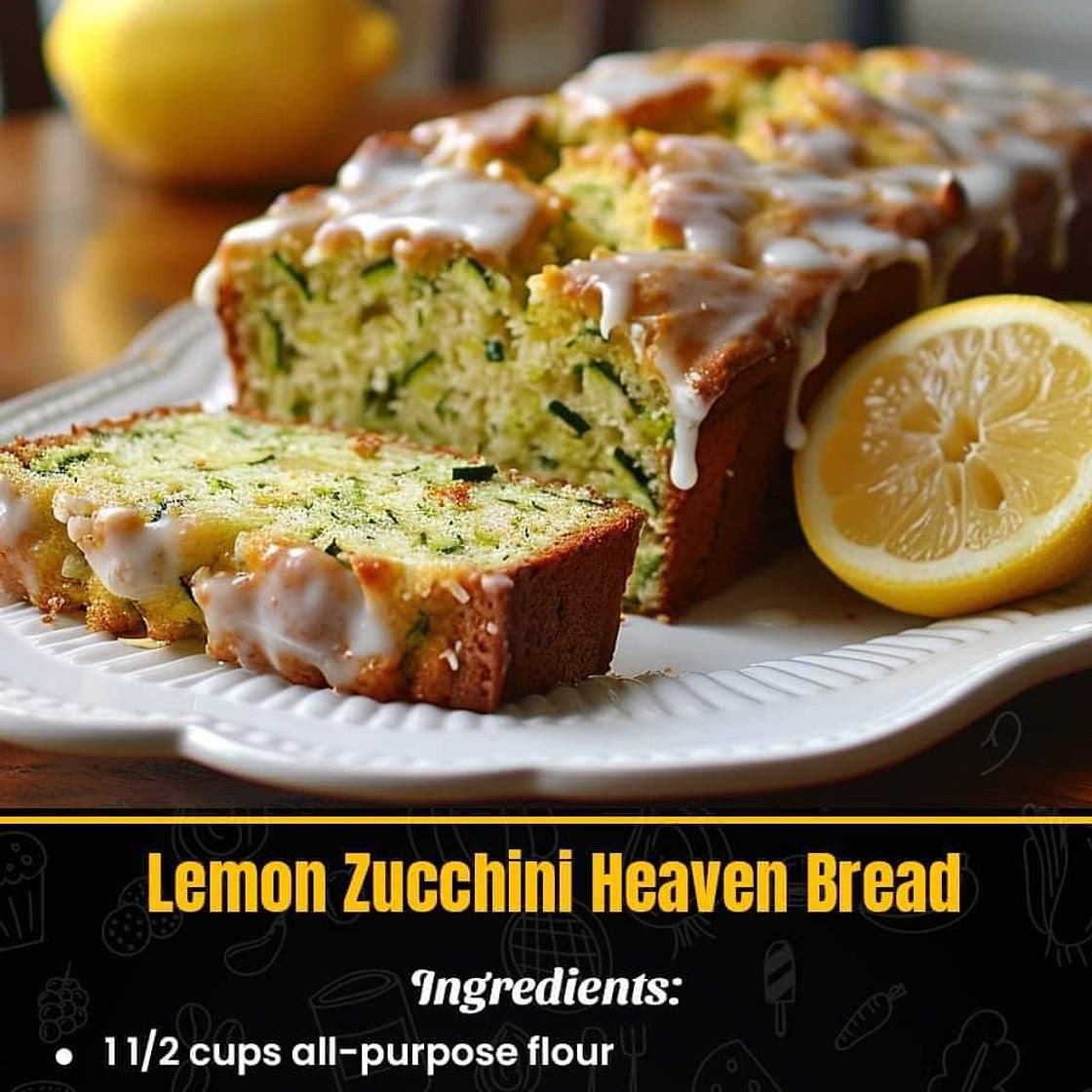 Lemon zucchini bread