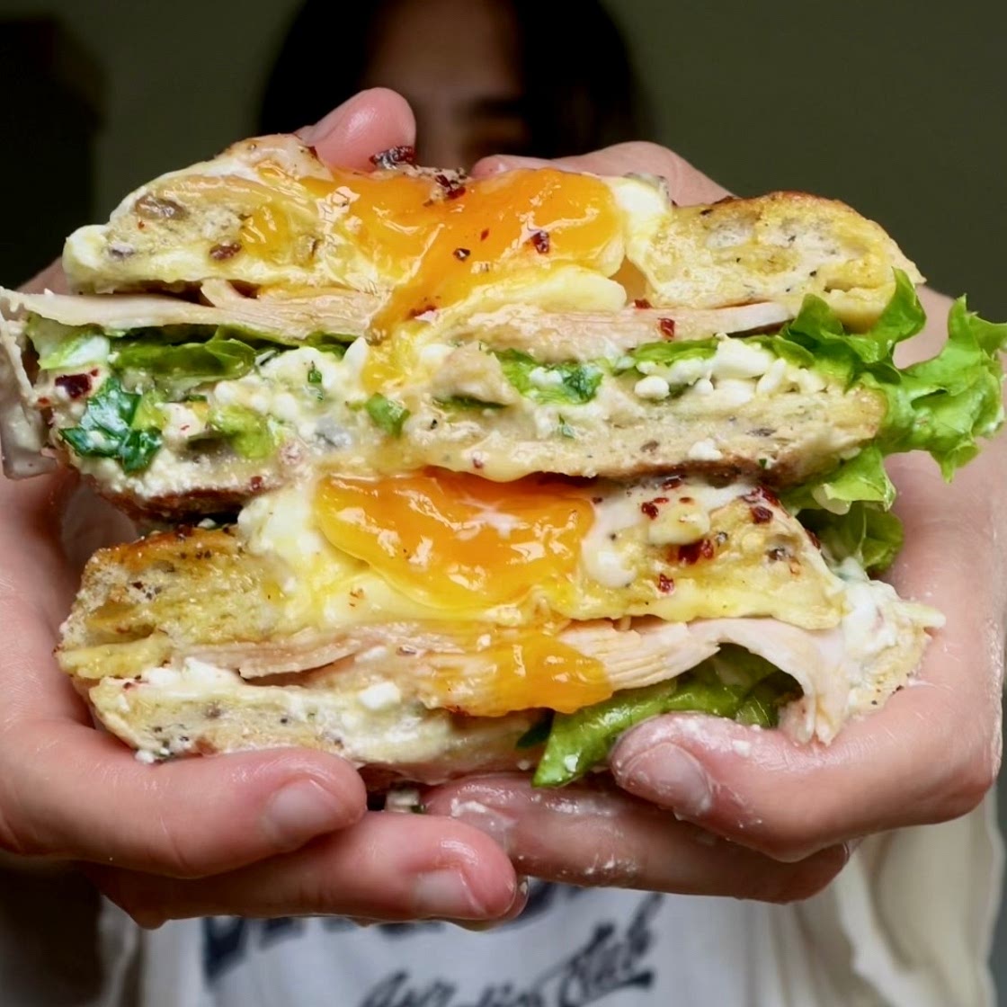 High Protein Frühstücks-Bagel