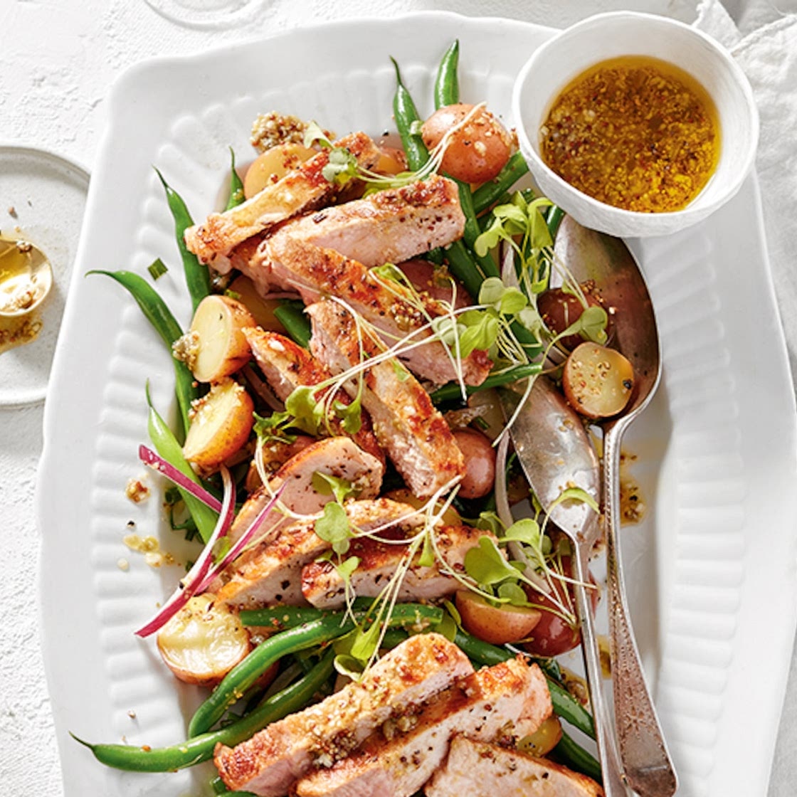 Easy Potato Salad With Pork Rib Chops | Canadian Living