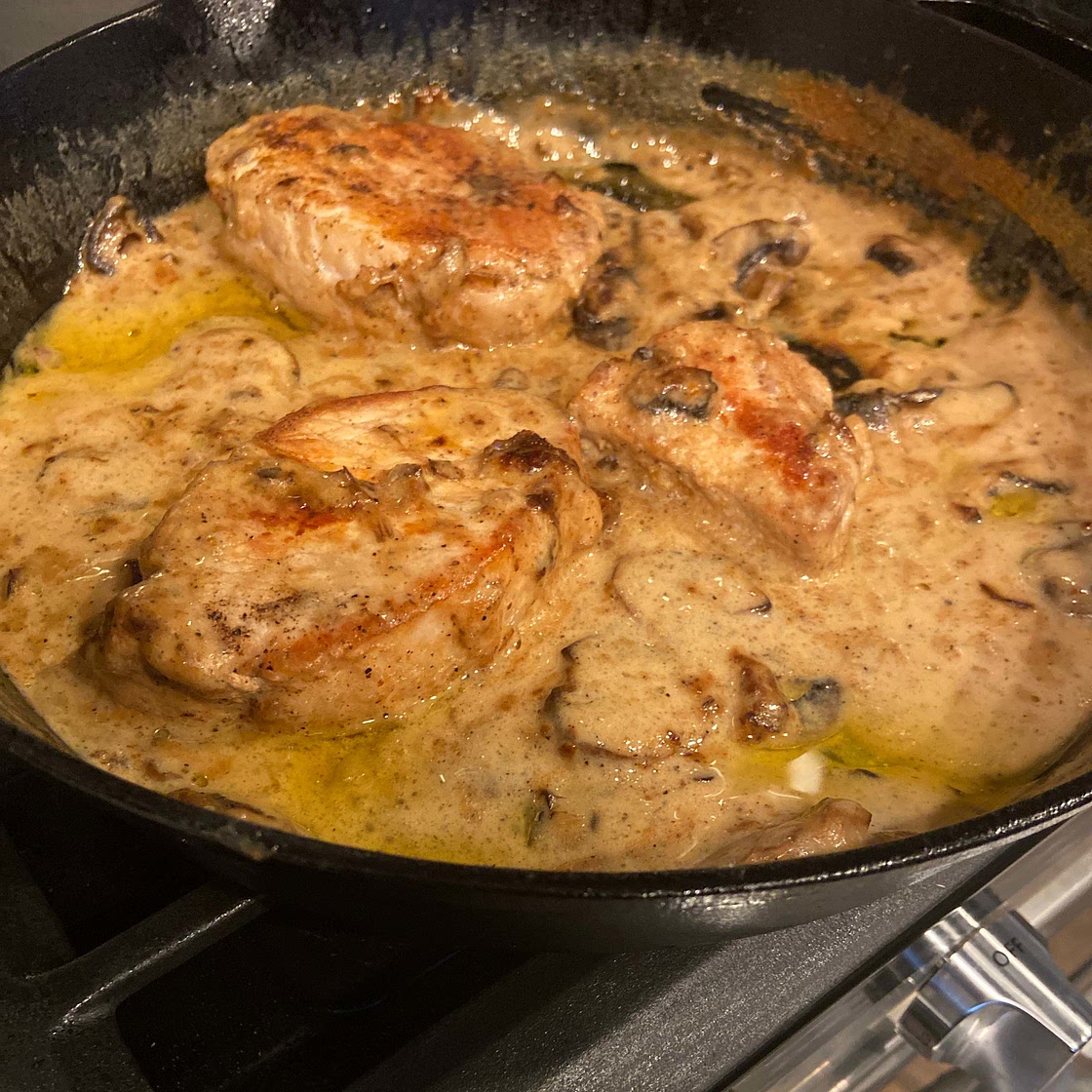 Cream of Mushroom Pork Chops