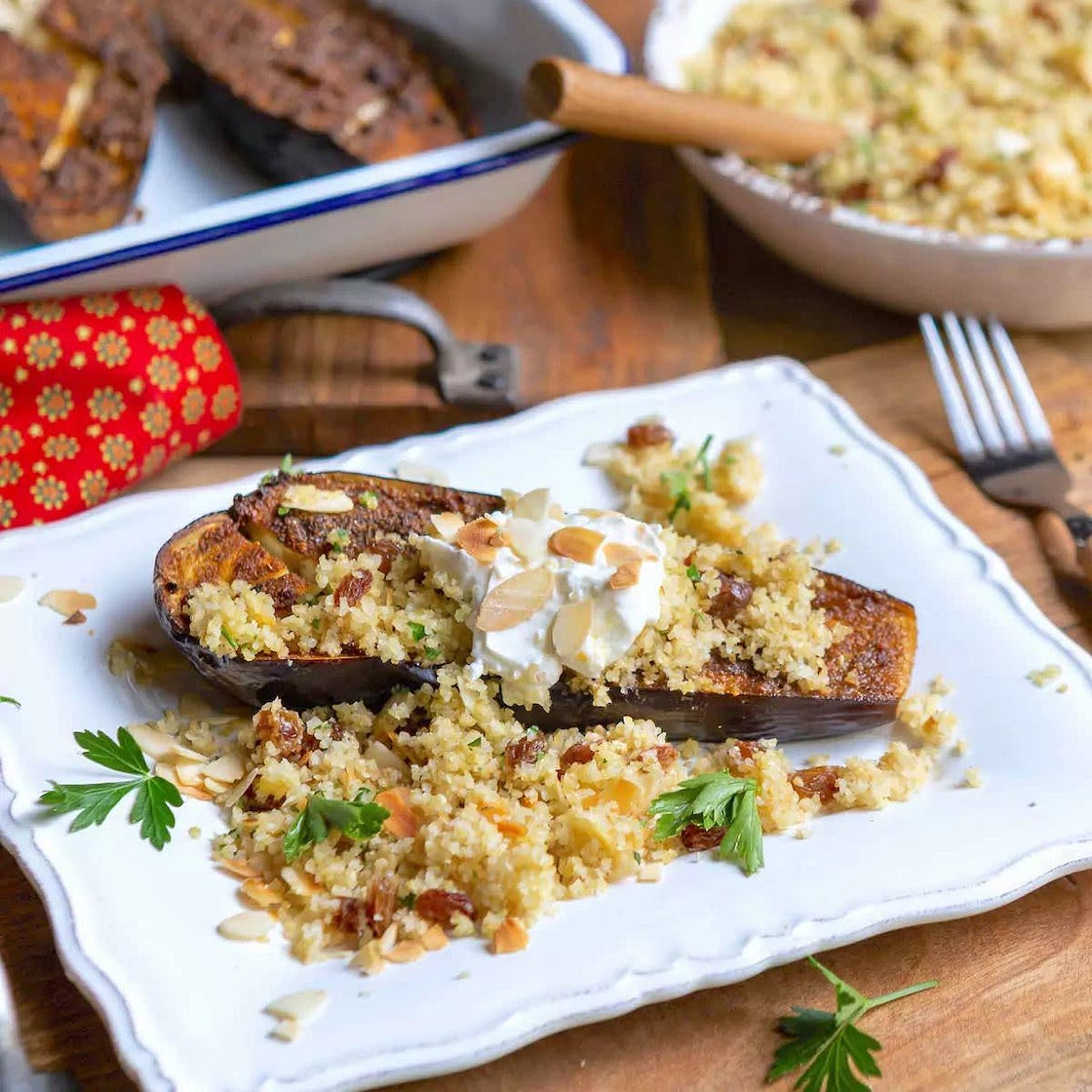 Aubergines à la chermoula : une recette d’Ottolenghi