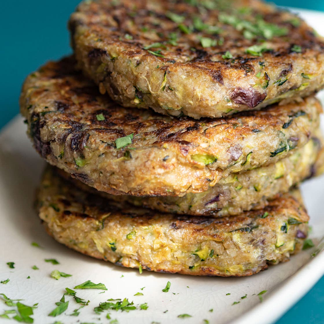Frittelline di avena, zucchine e carote con fontina