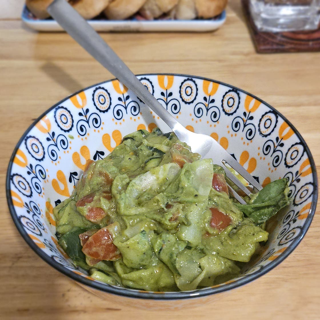 Zucchini Noodles with Avocado Pesto