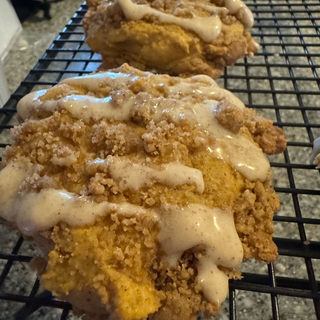 Pumpkin Coffee Cake Cookies