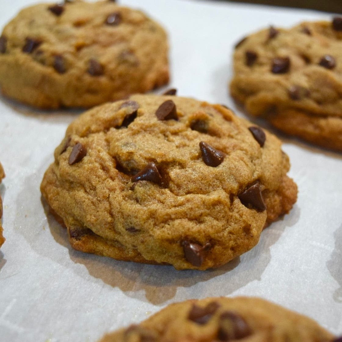 Pumpkin Chocolate Chip Cookies