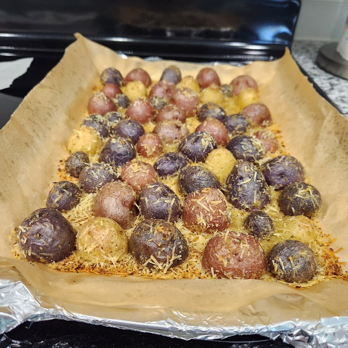 Parmesan Crusted Potatoes