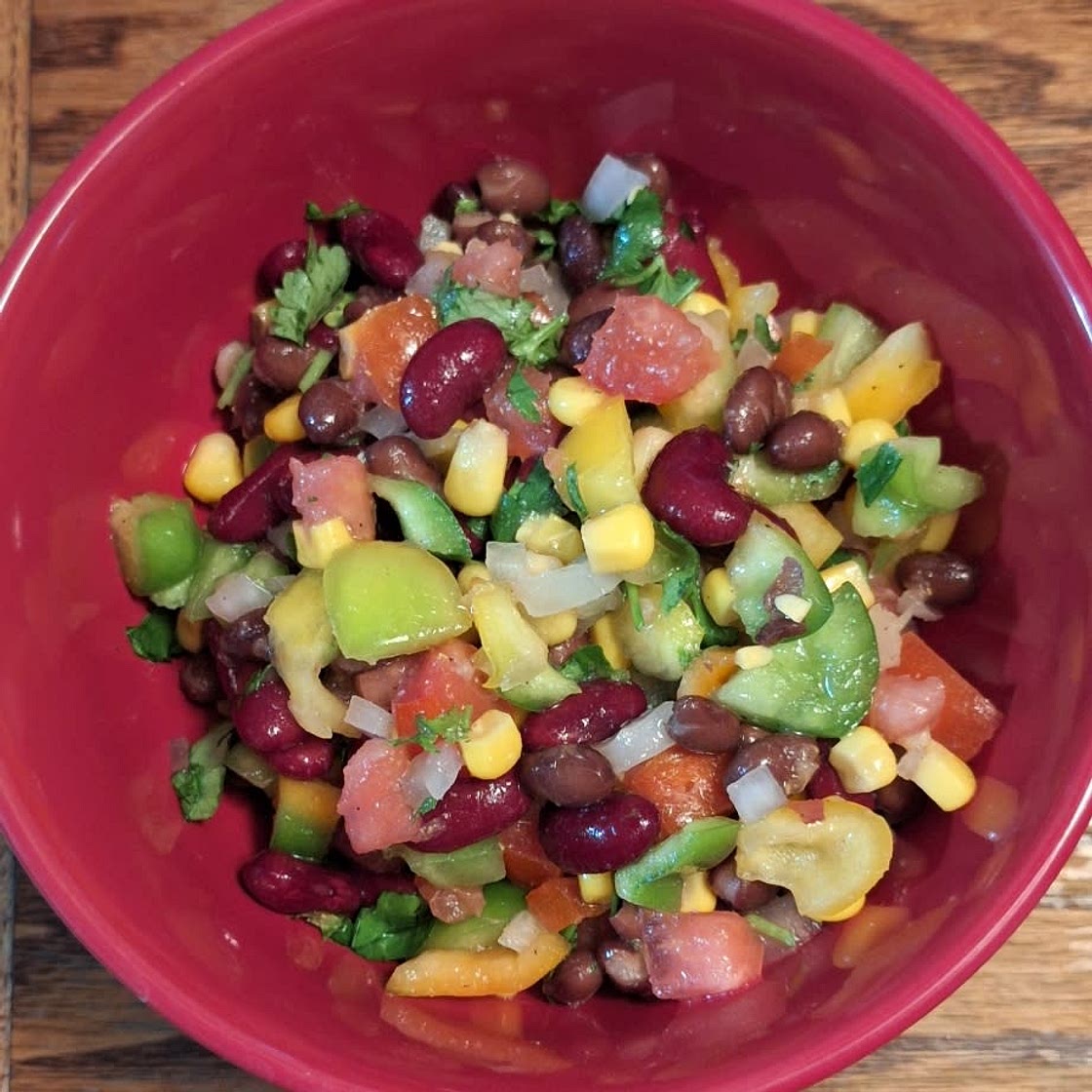 Corn, Veggie, and Bean Salsa