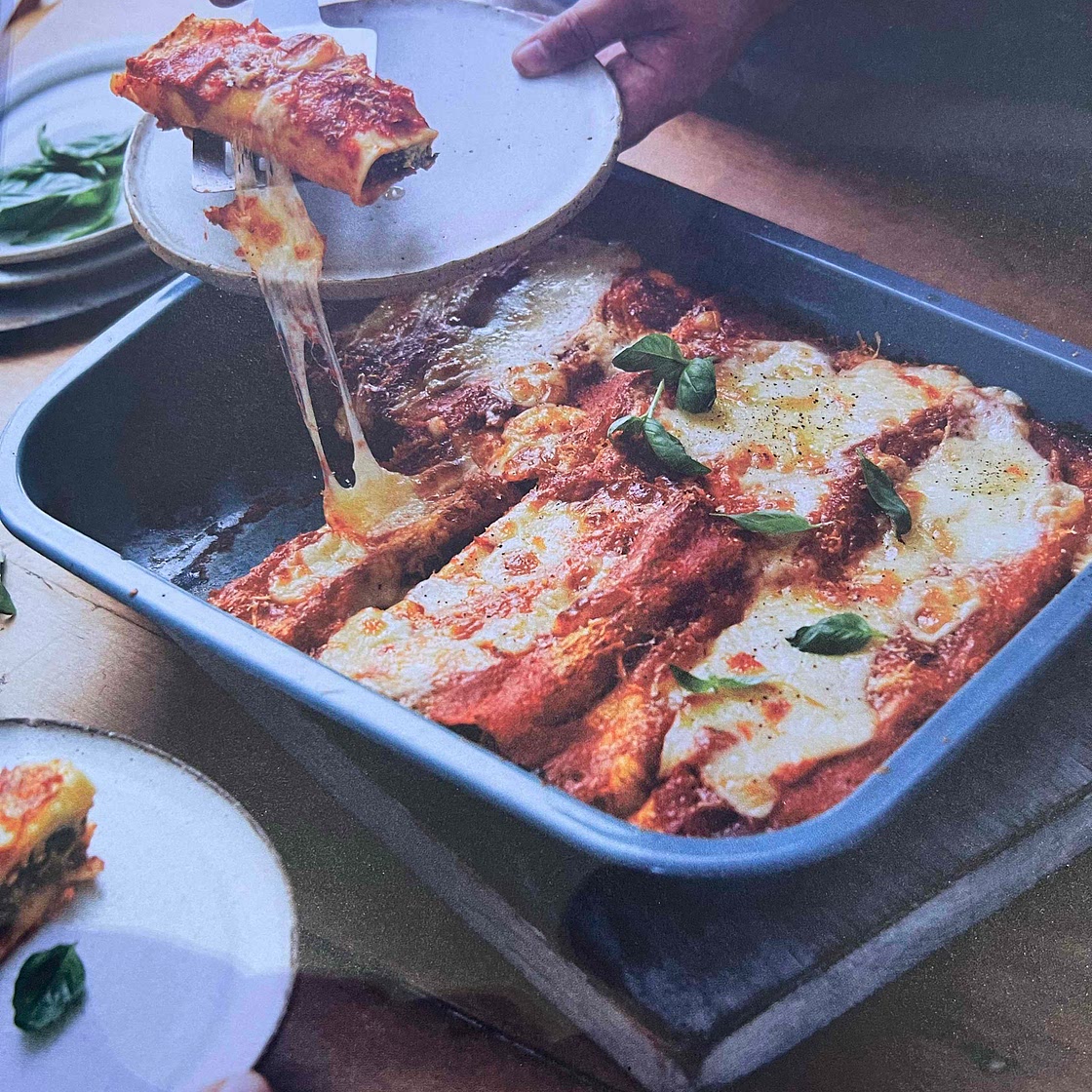Ricotta and spinach Cannelloni