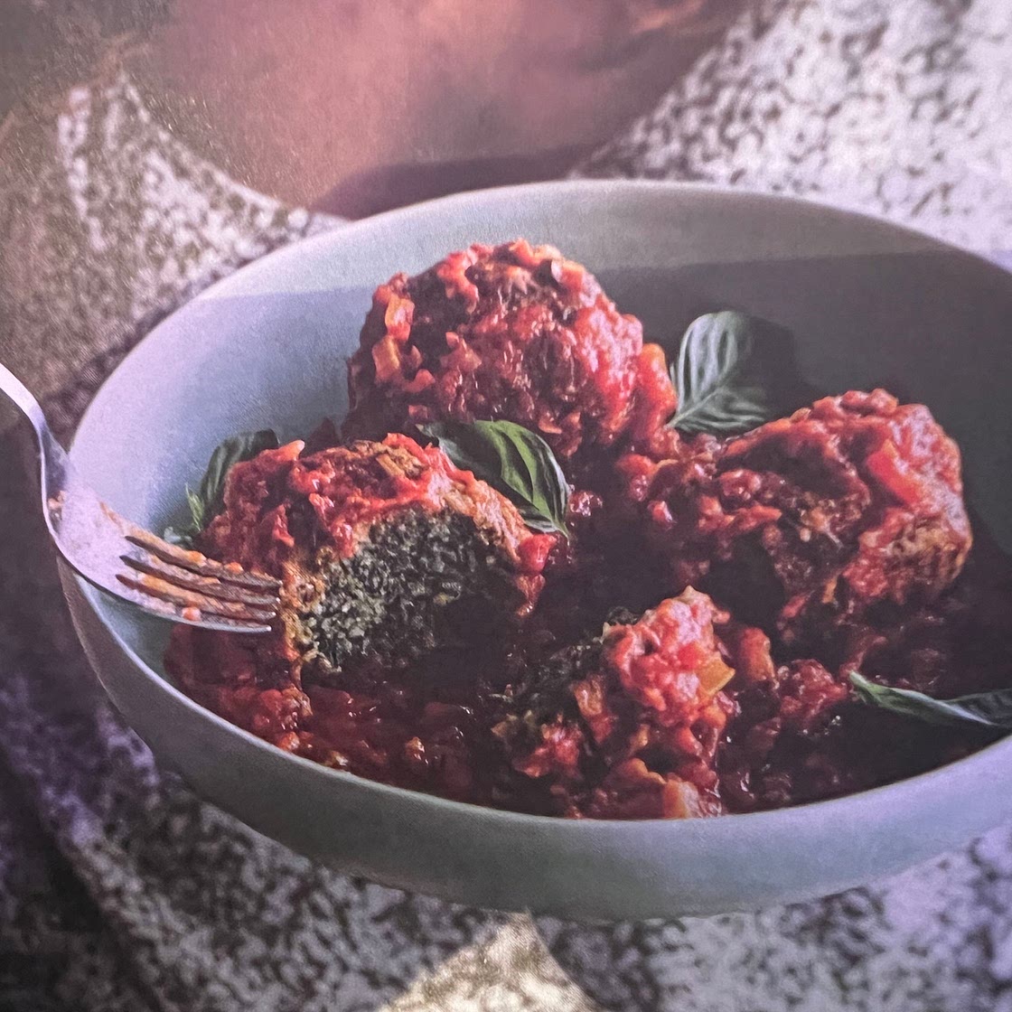 Gnudi with ricotta and Spinach