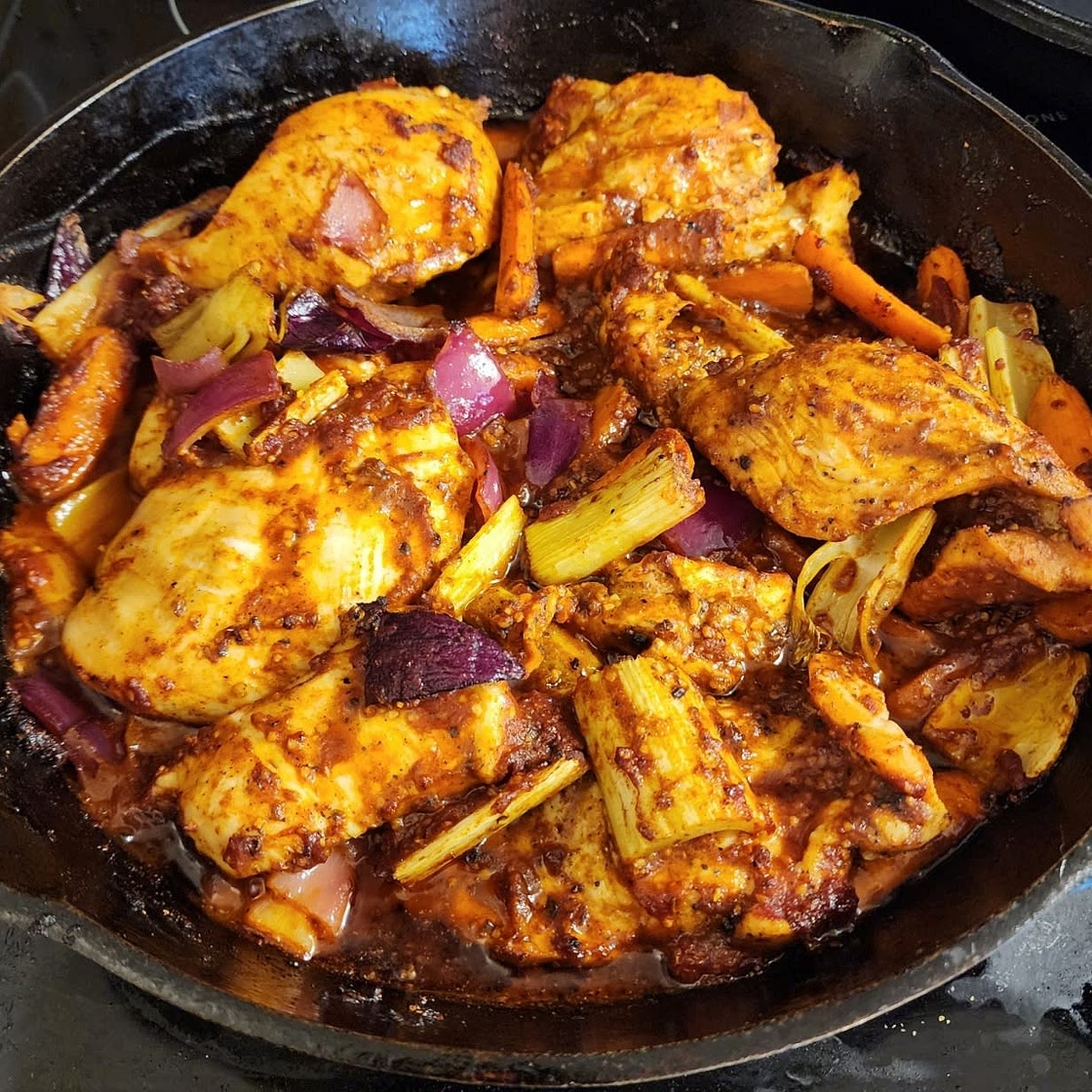 Moroccan-Inspired Chicken Couscous