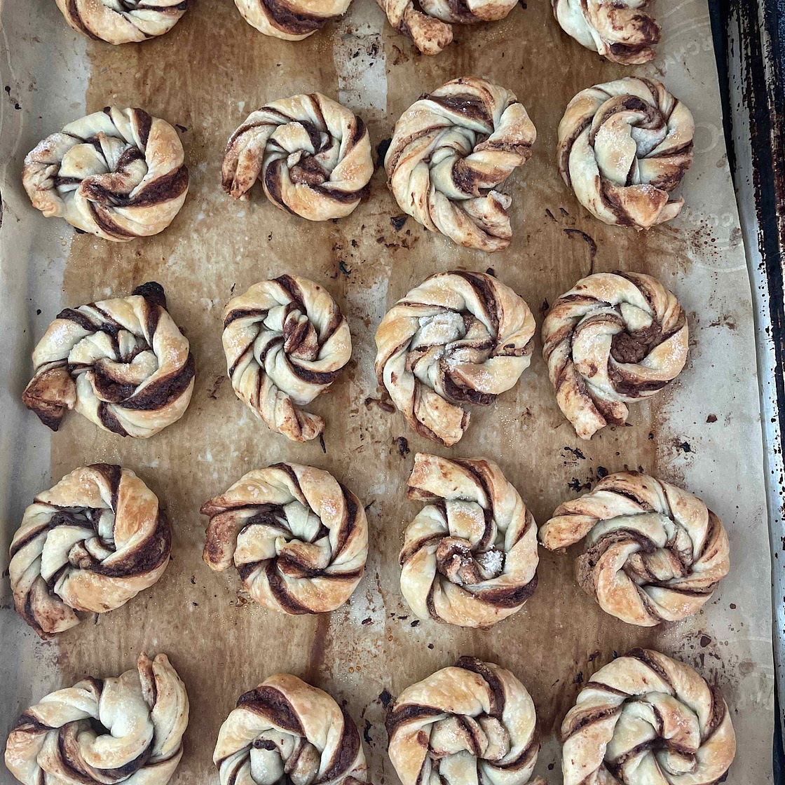 Nutella Puff Pastries