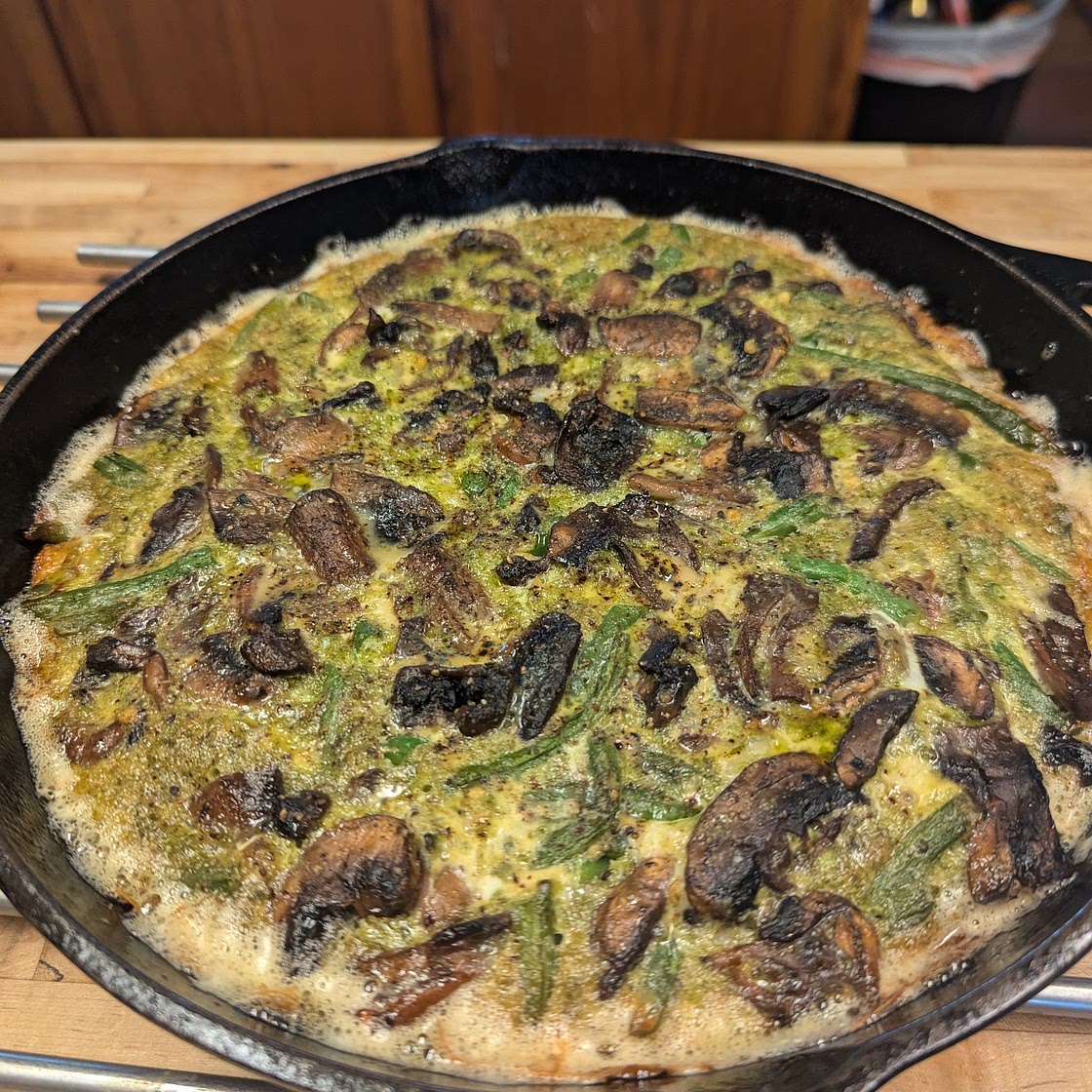 Leftover Veggie Frittata