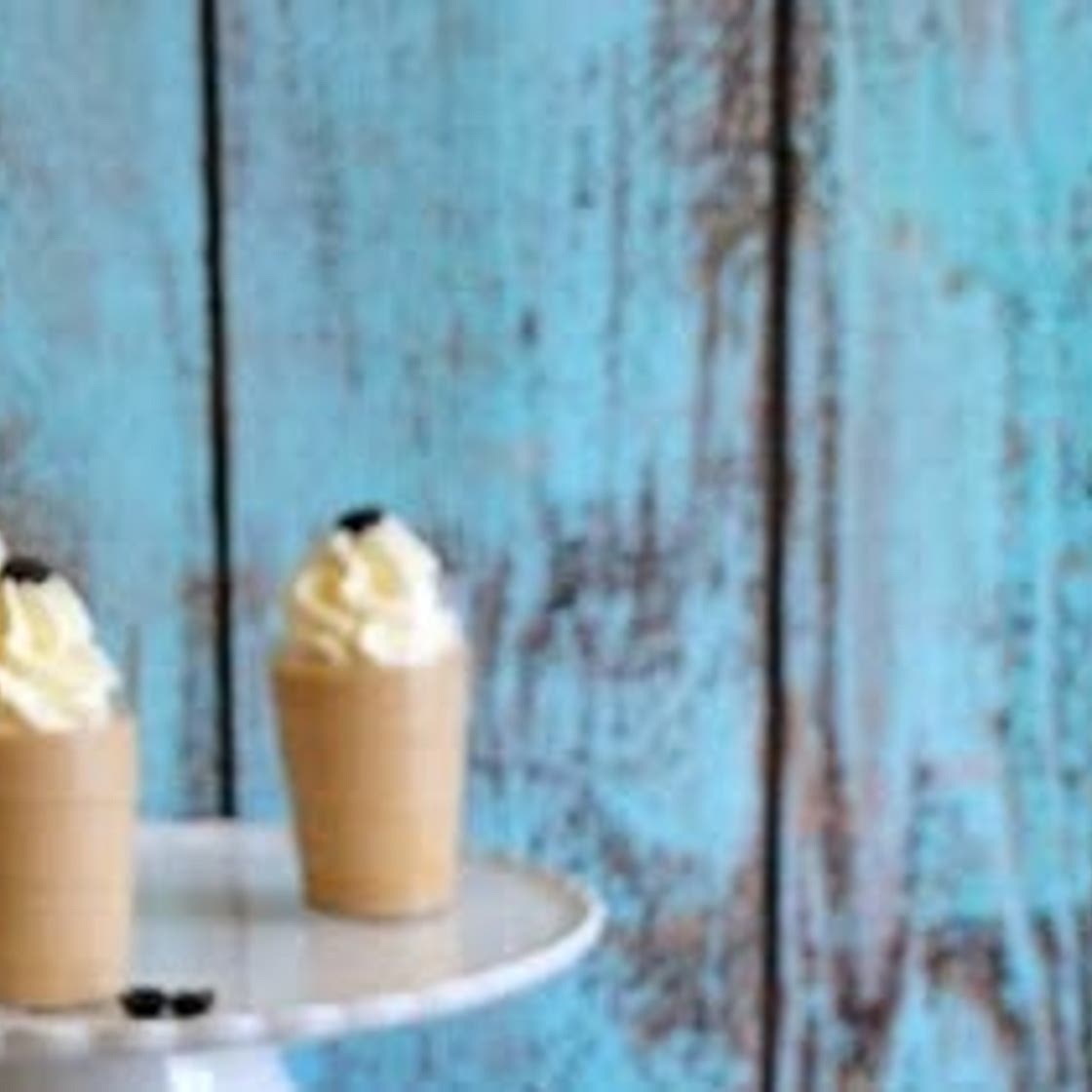 Coffee Panna Cotta with Mascarpone Cream