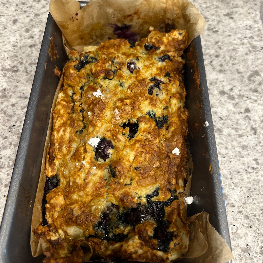 Buttermilk Blueberry Breakfast Cake