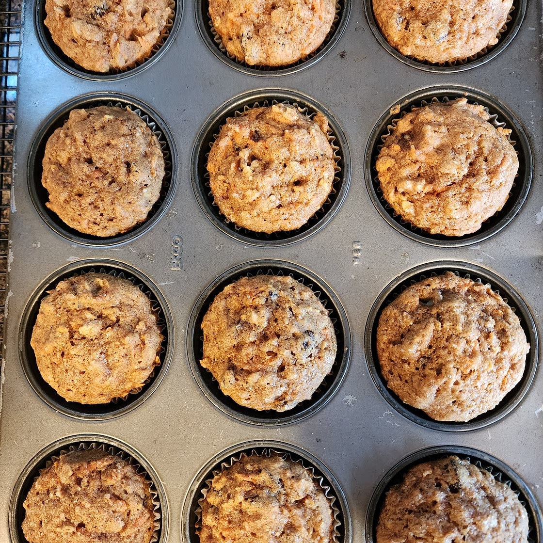 Recipe: Olive Oil Carrot Muffins