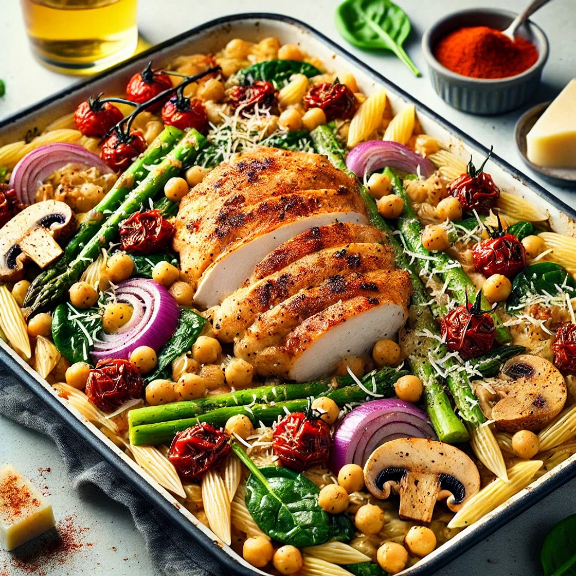 One pot pasta poulet légumes