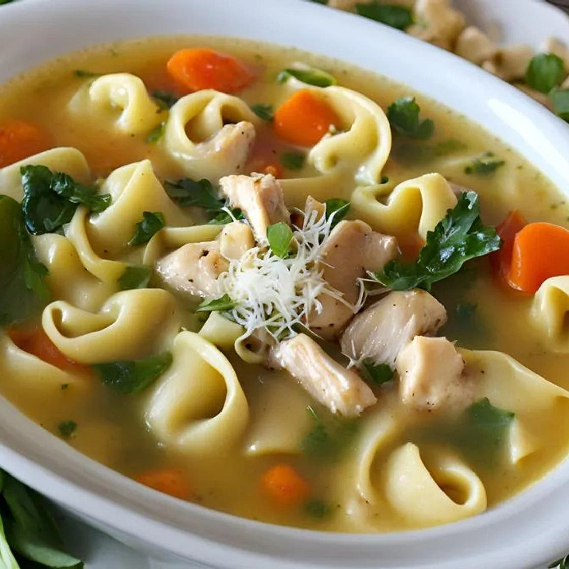 Chicken Tortellini Soup
