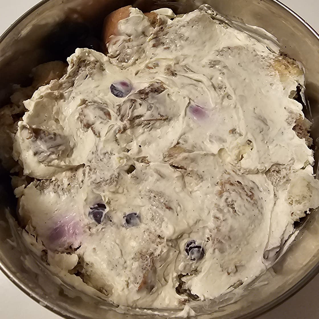 Slow Cooker French Toast and Blueberry Breakfast Casserole