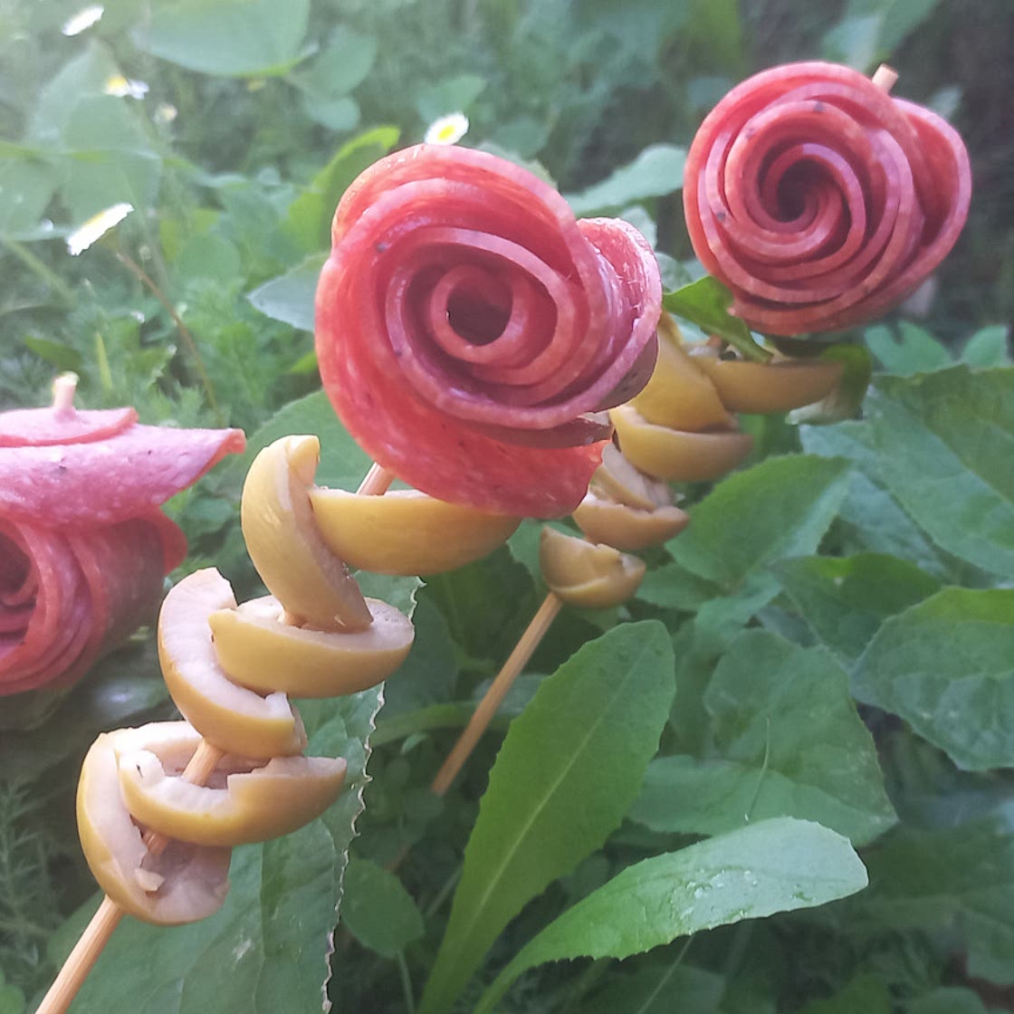 Small Charcuterie Roses