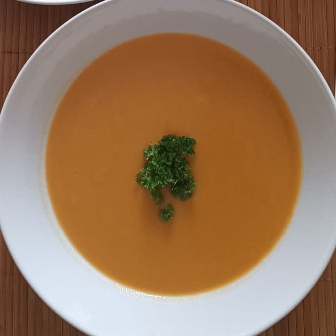 High-Protein Sweet Potato & Ginger Soup