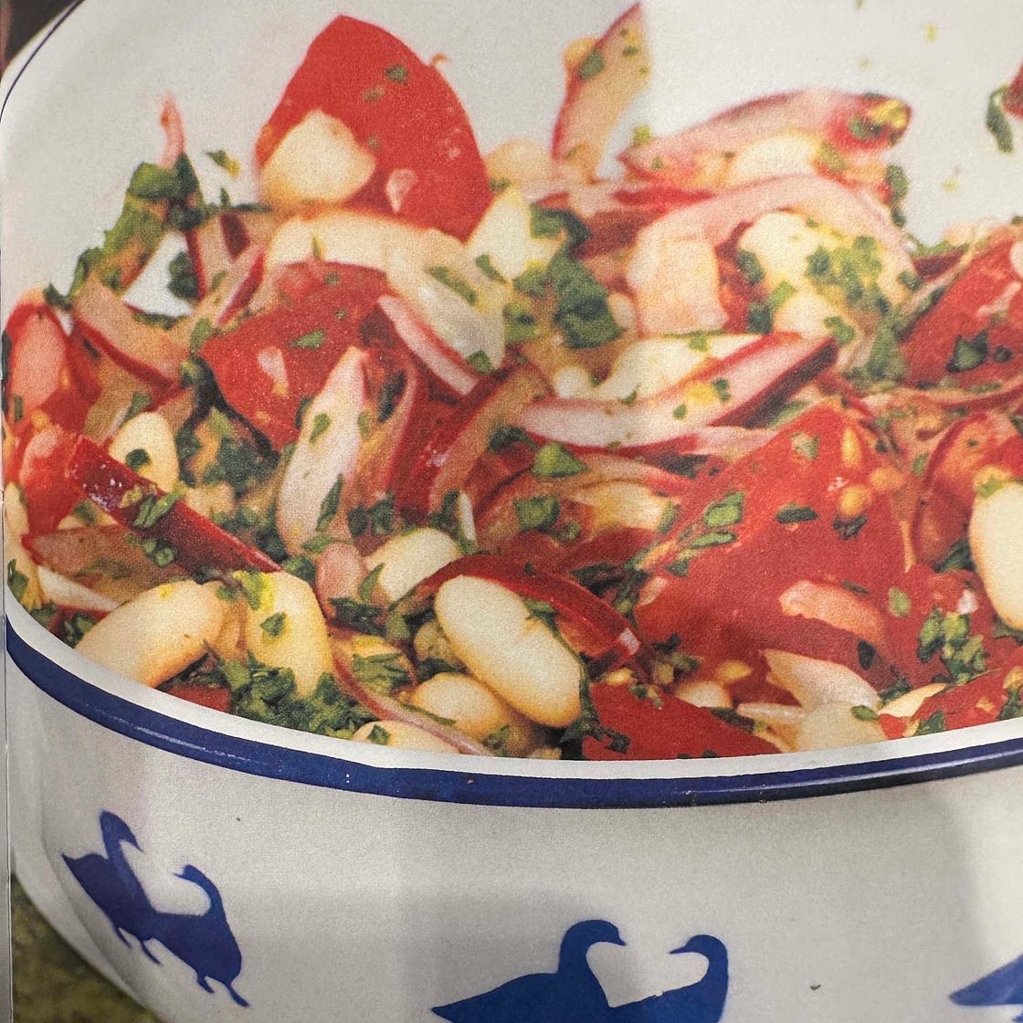 Bean Salad with Pickled Onions