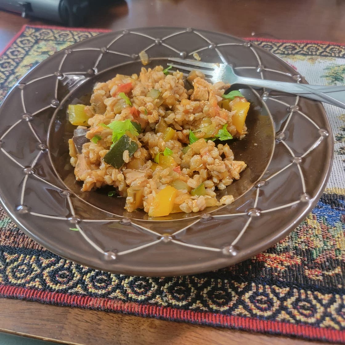 Ratatouille with Farro