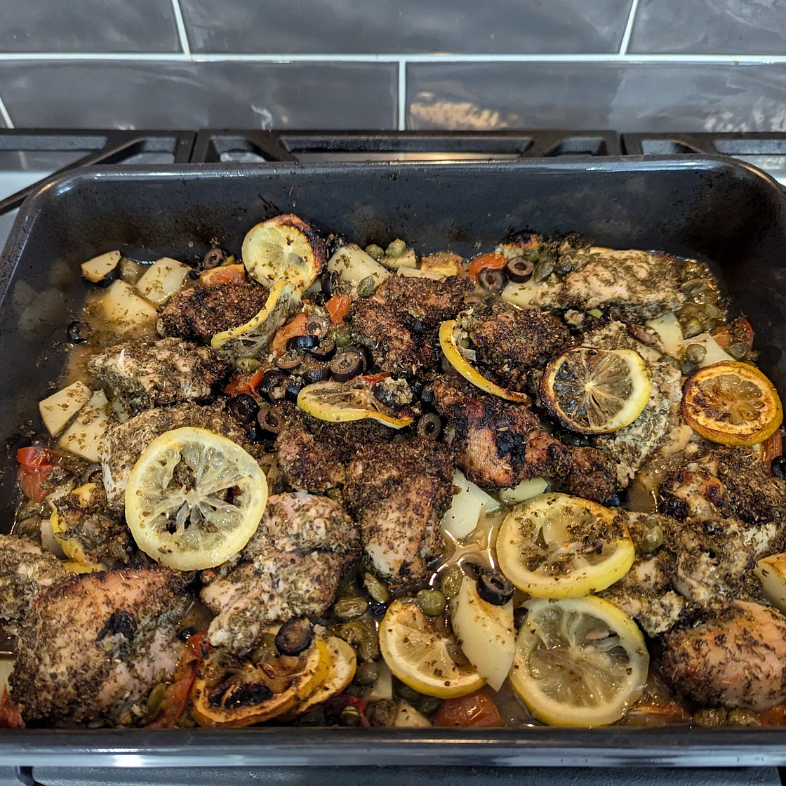 One-tray chicken