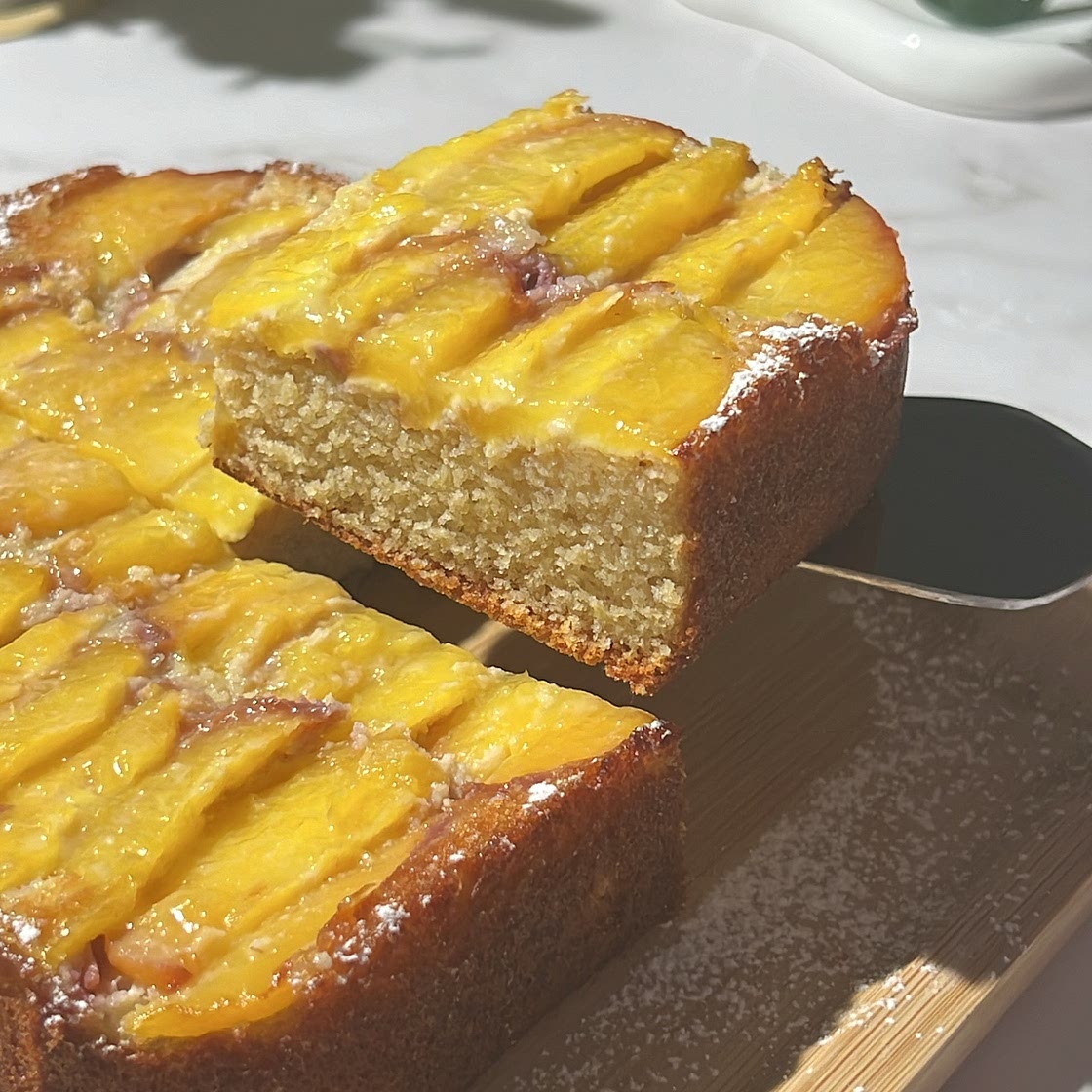 Peach Upside-Down Cake