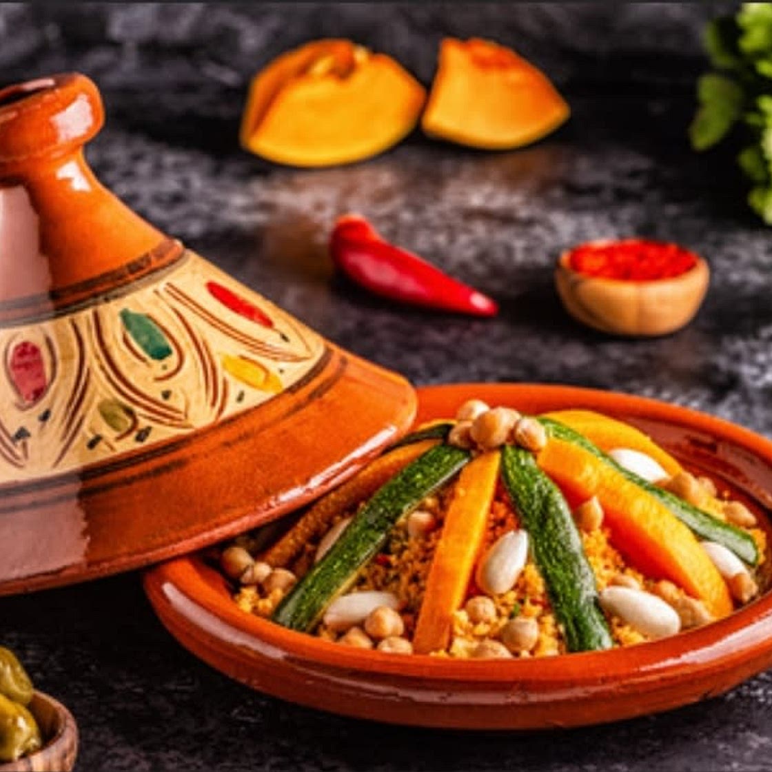 Cuscús marroquí con verduras