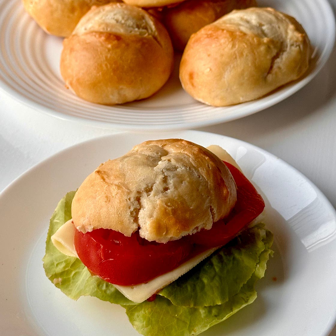 2 Ingredient Instant Bread Rolls 