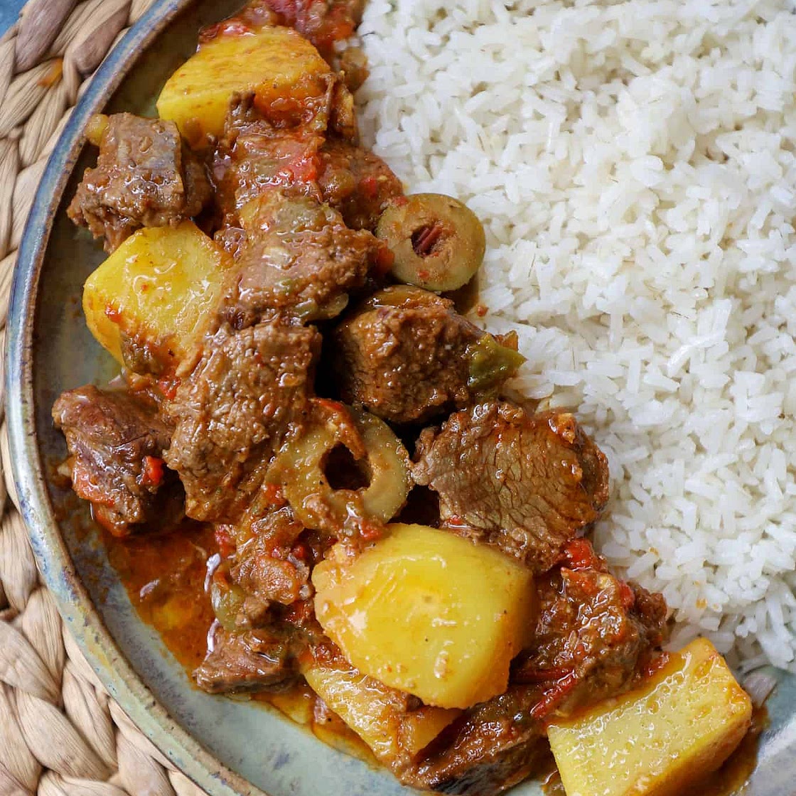 Cuban Carne Con Papas