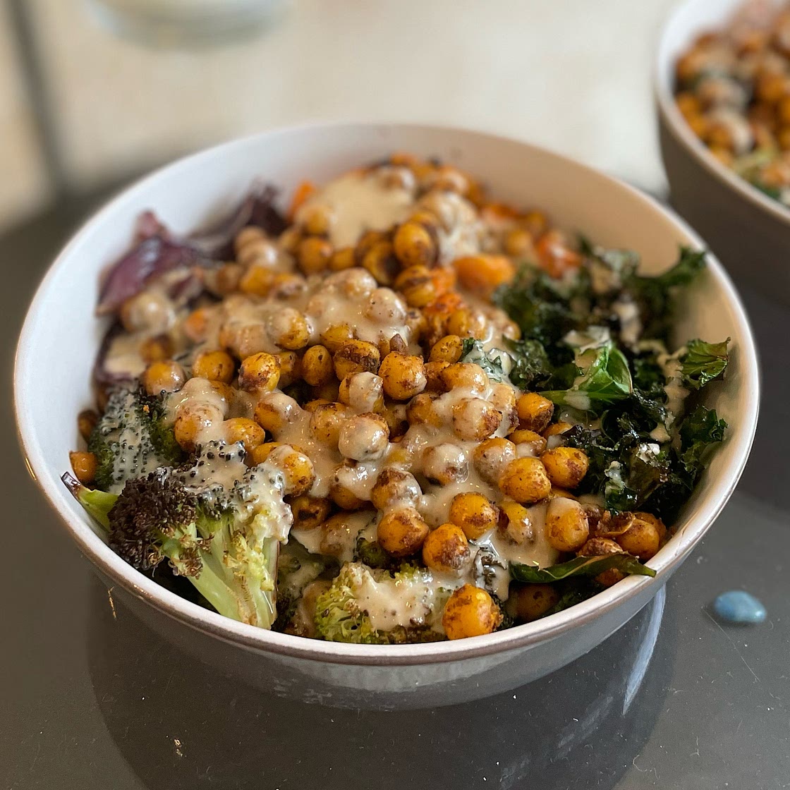Sweet Potato Chickpea Buddha Bowl