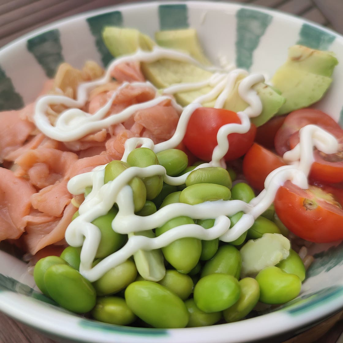 Japanese Salmon Poke Bowl