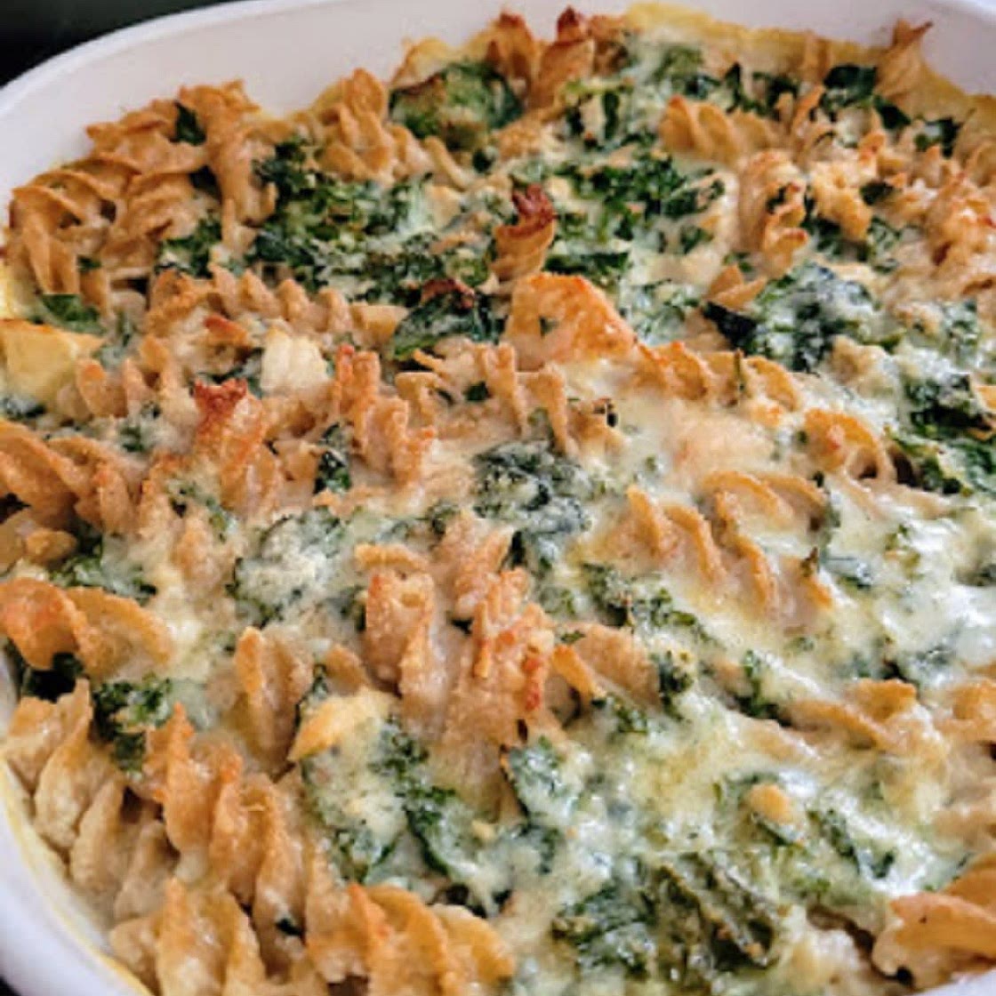 Creamy Rotini and Greens