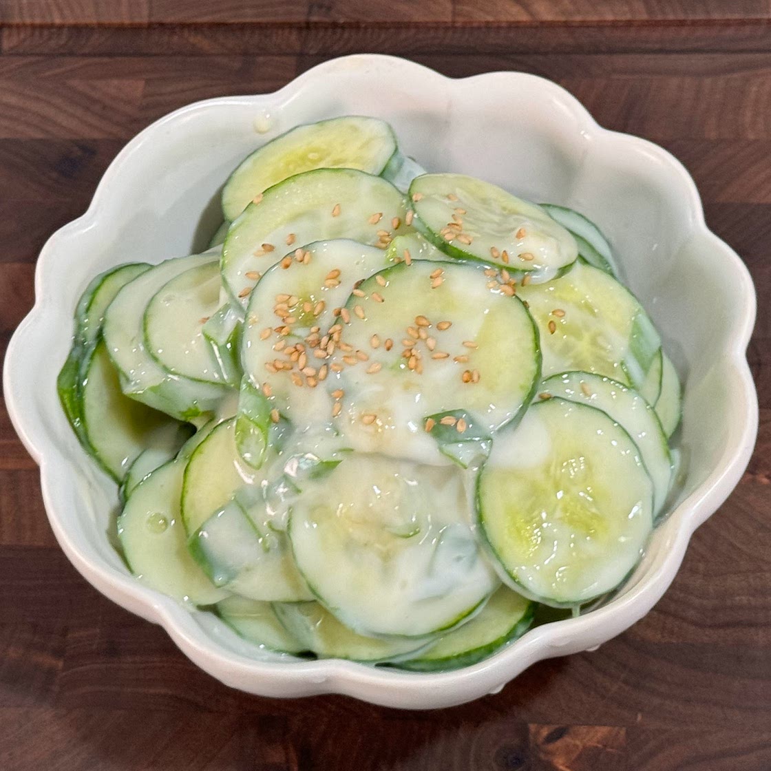 Healthy and Delicious Cucumber Salad✨