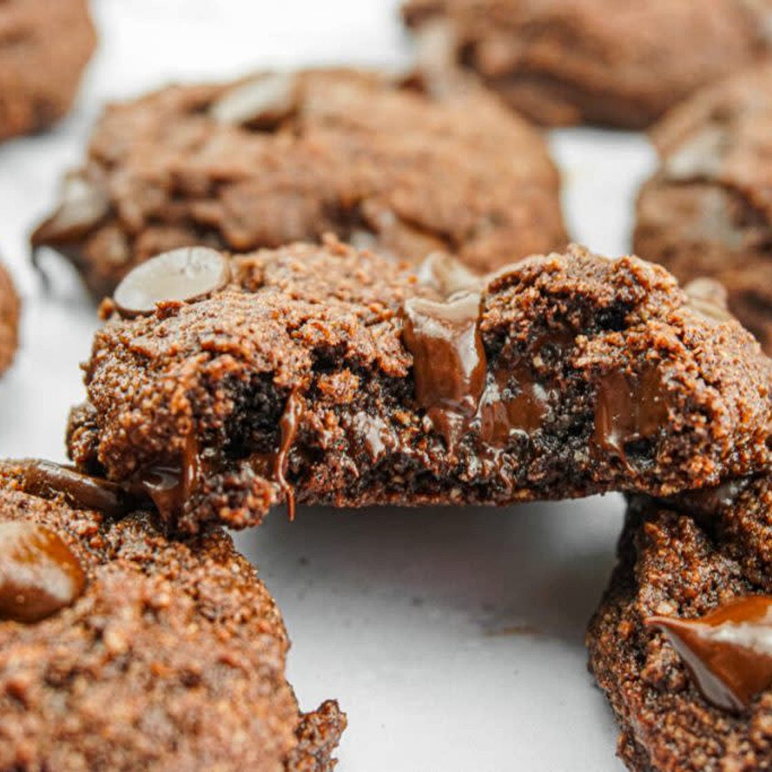 Double Chocolate Almond Flour Cookies