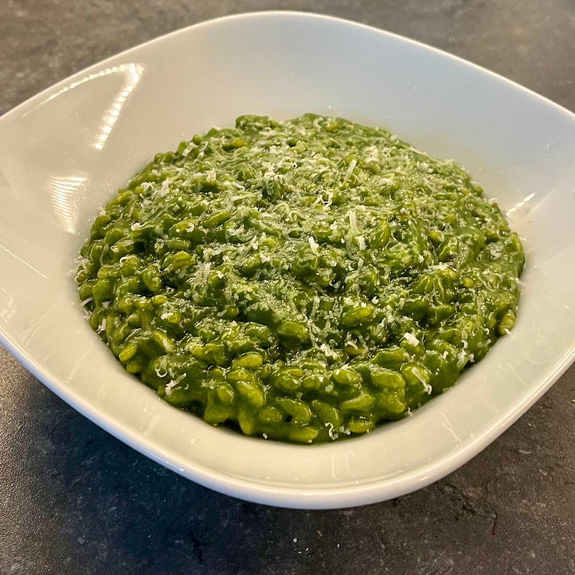 Spinach risotto 😋😋😋