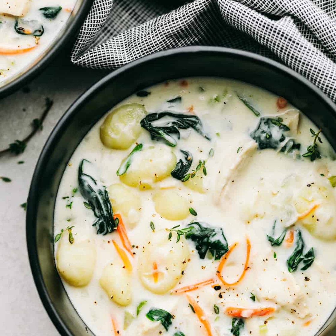 Creamy Chicken Gnocchi Soup