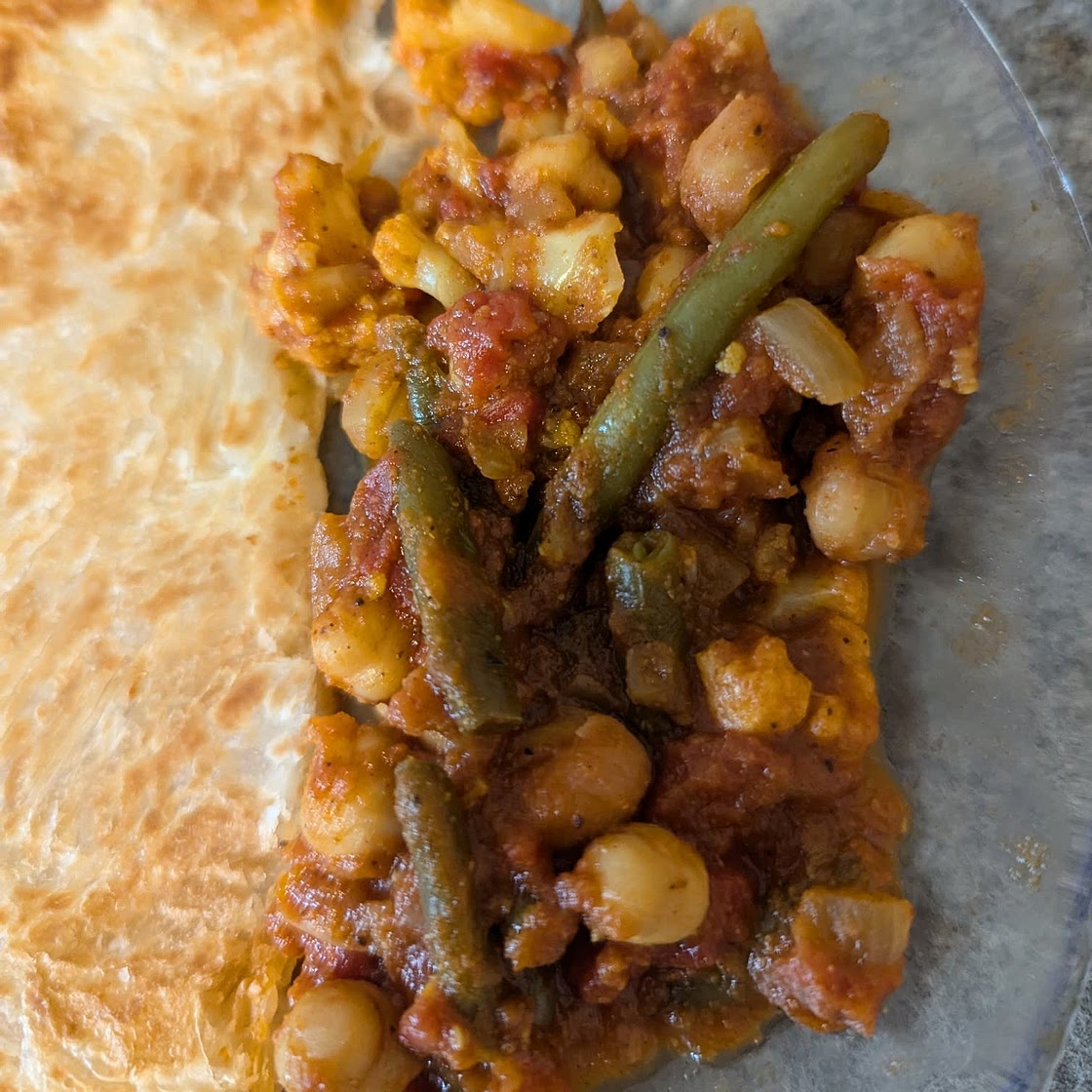 Cauliflower and Chickpea Curry