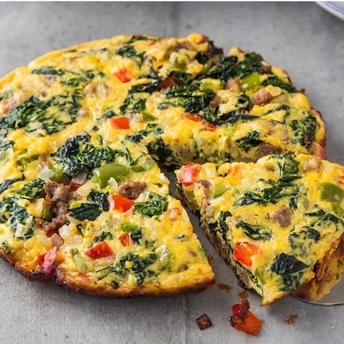 Fritata de kale