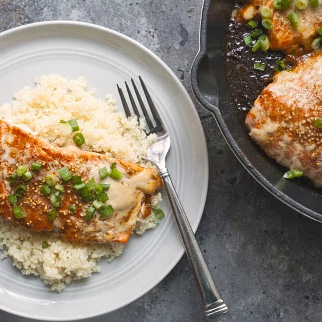 One-Pan Chili Maple Salmon