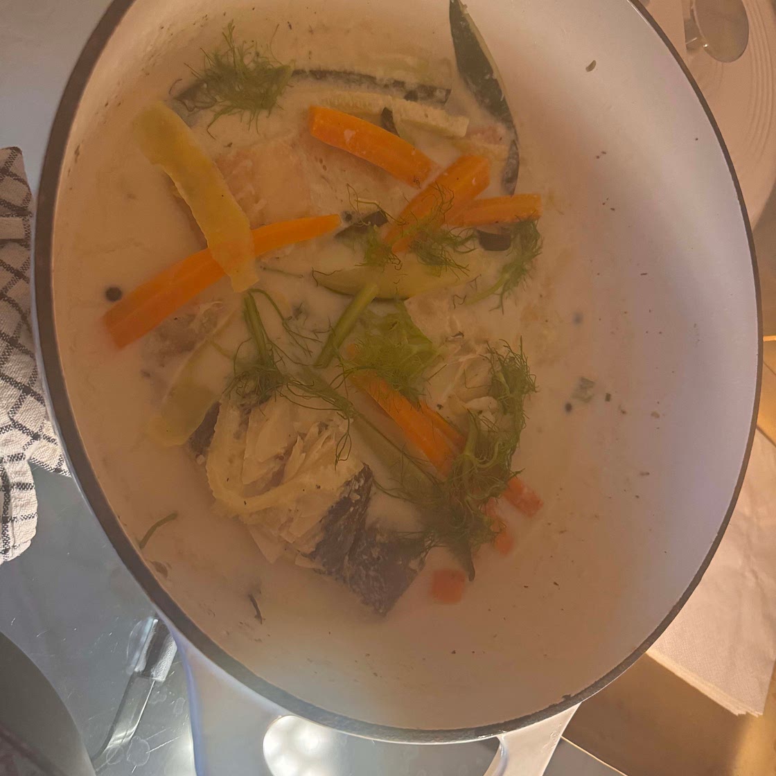 Bacalao con coco y Limon 