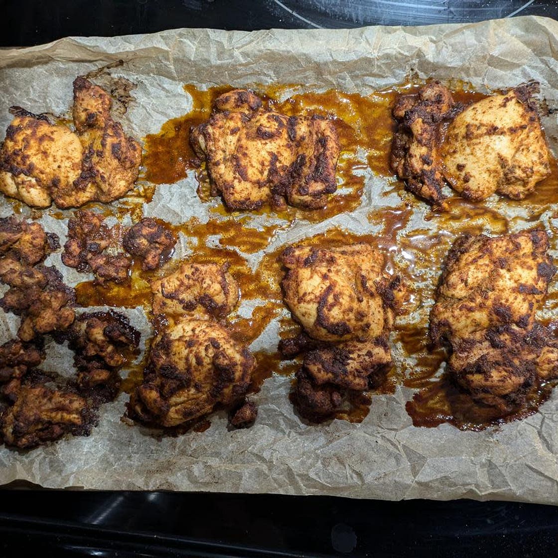 Easy Baked Chicken Thighs