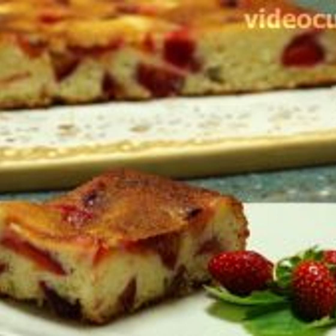 Пирог со сливами